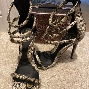 Snake Skin Heels